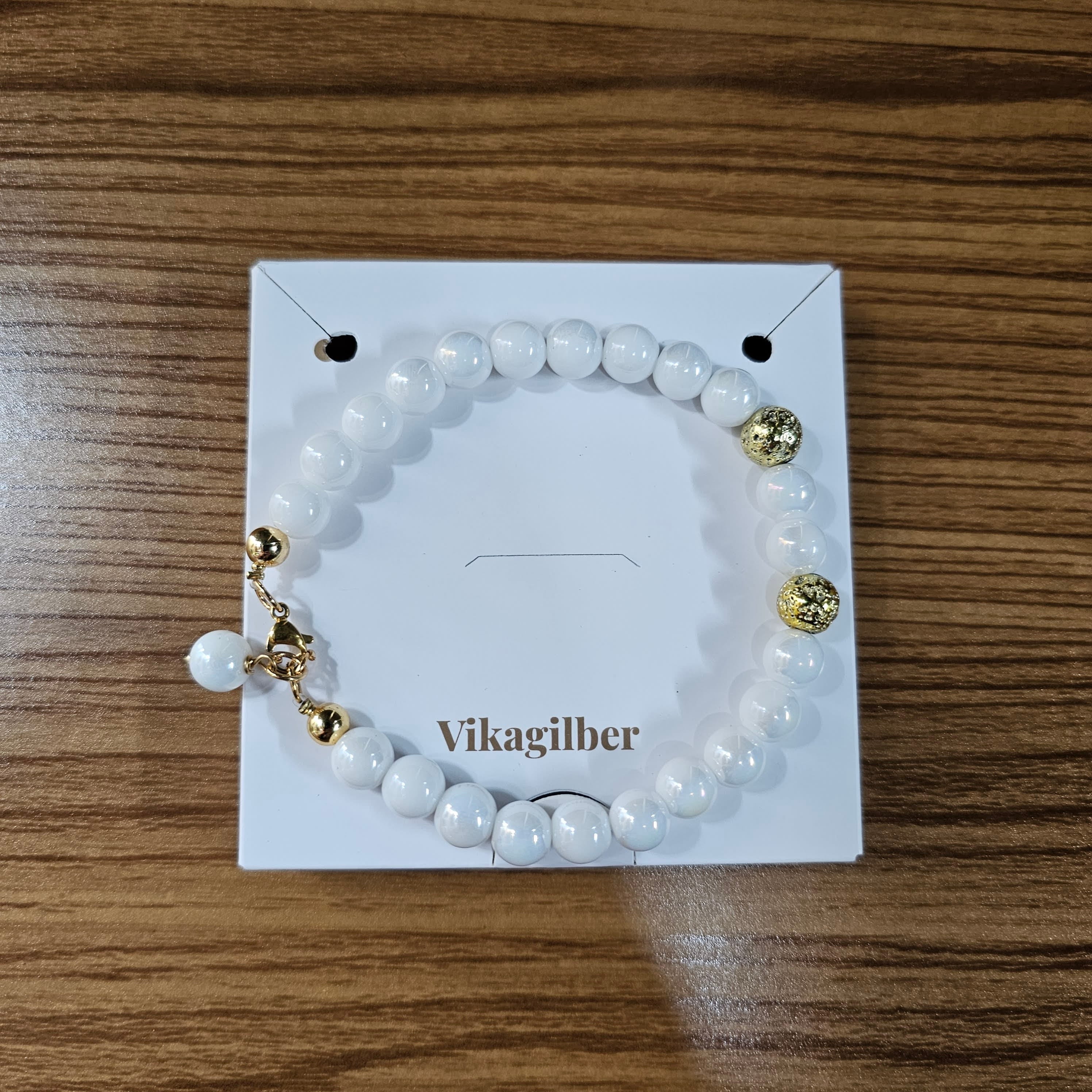 Pulsera Perla Volcánica