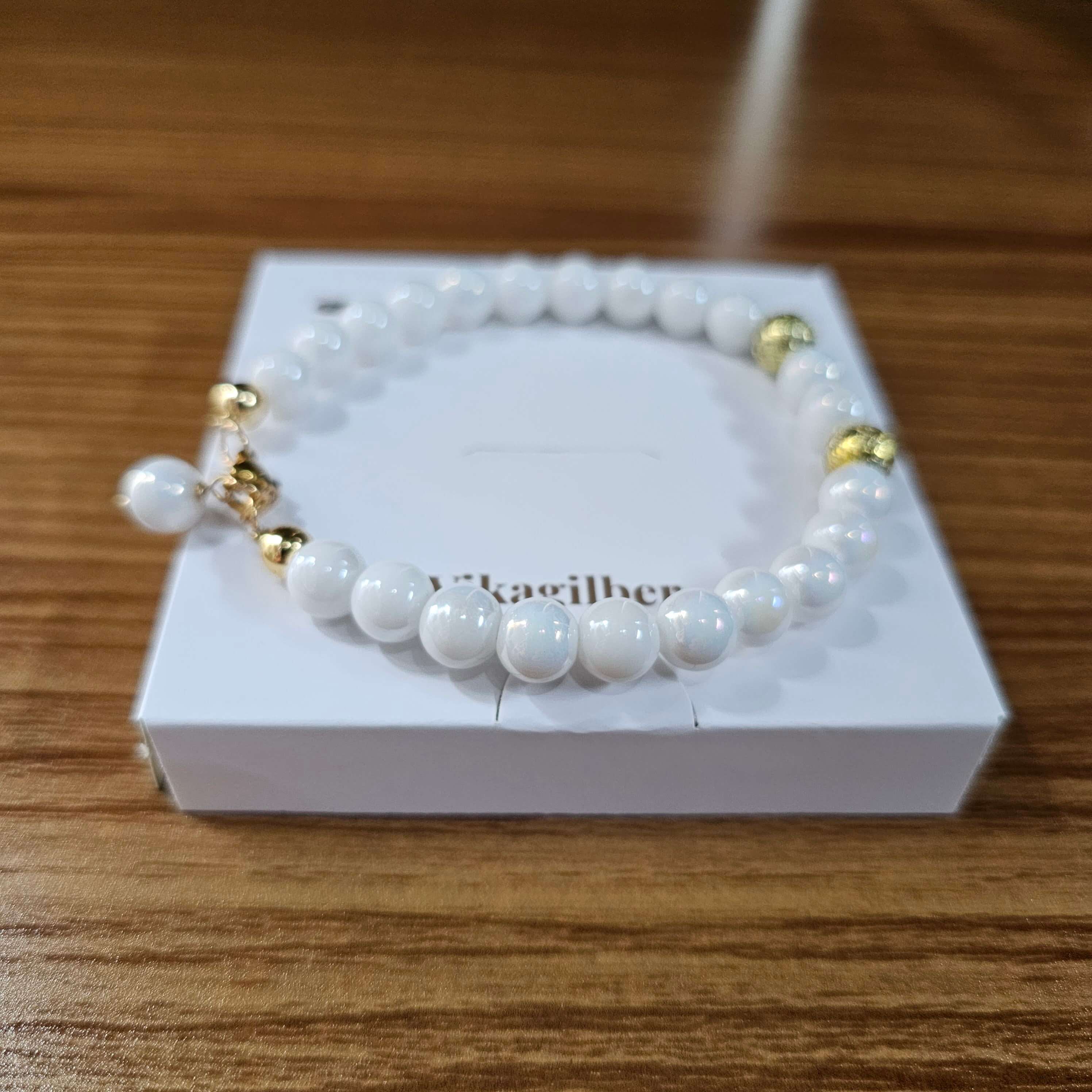 Pulsera Perla Volcánica