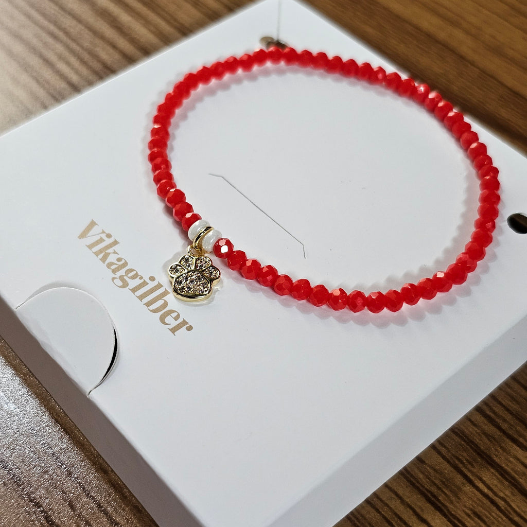 Pulsera Huella Carmesí