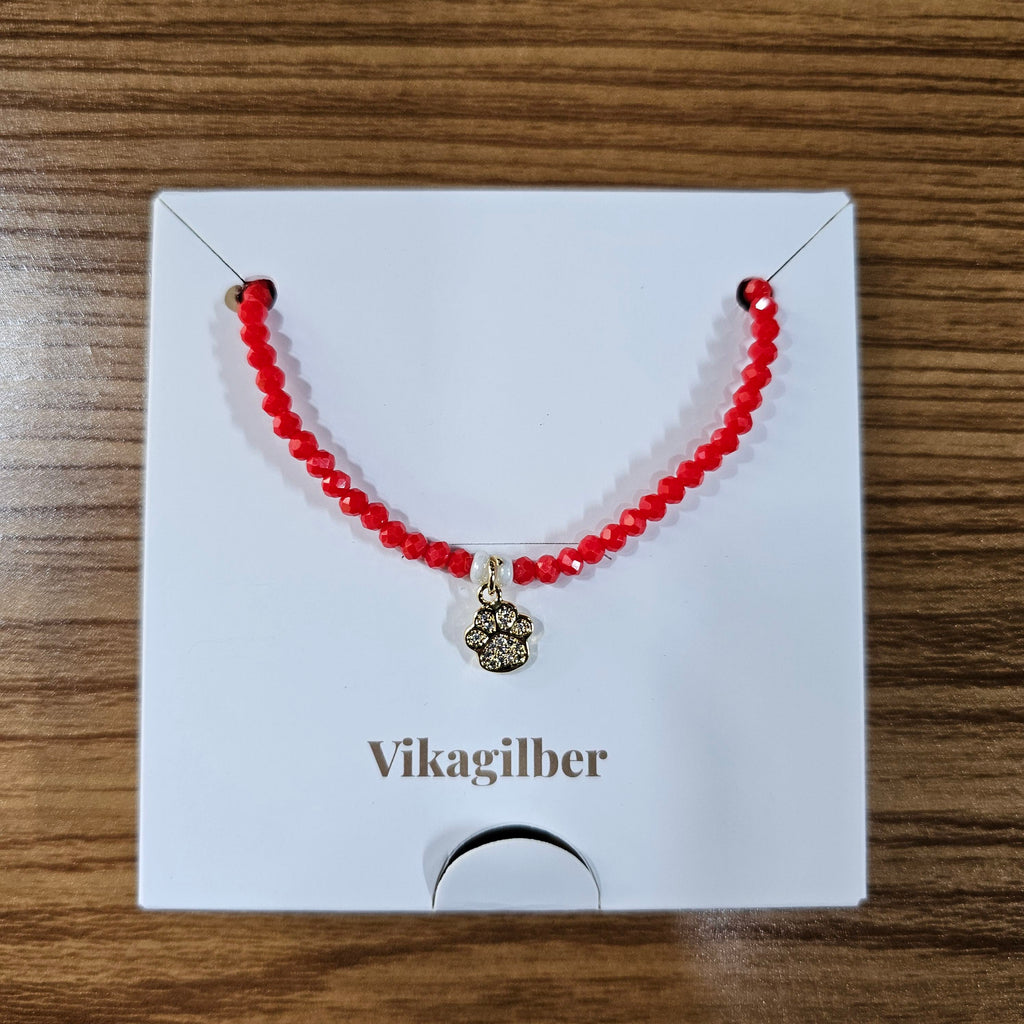 Pulsera Huella Carmesí