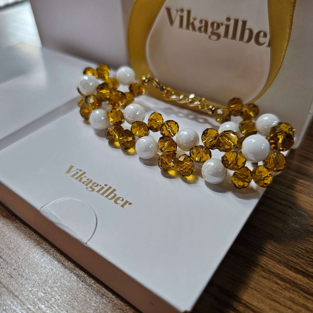 Pulsera Doble Aurora (Maracuyá)