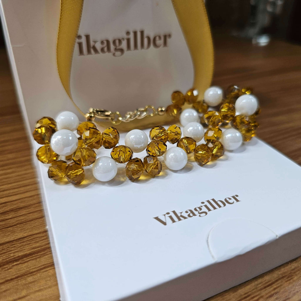 Pulsera Doble Aurora (Maracuyá)