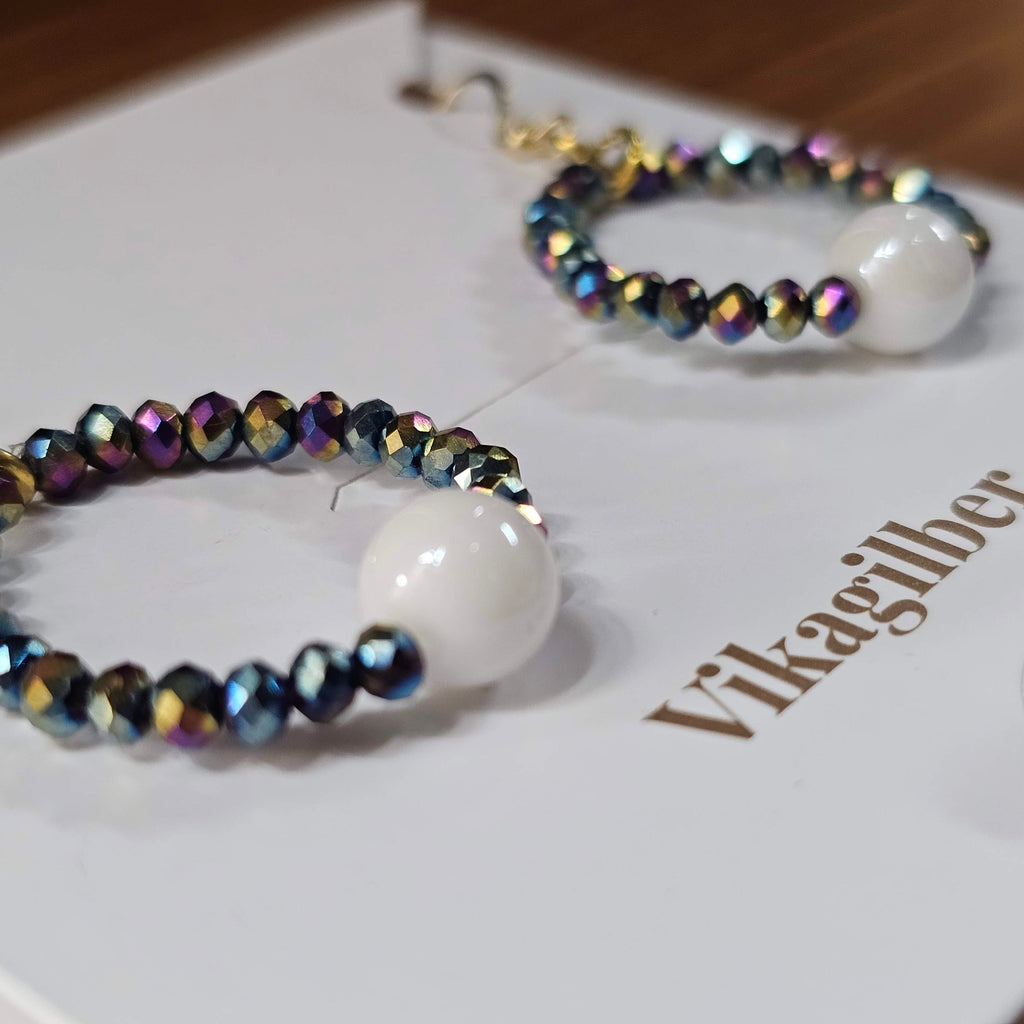 Aretes Noche Tornasol