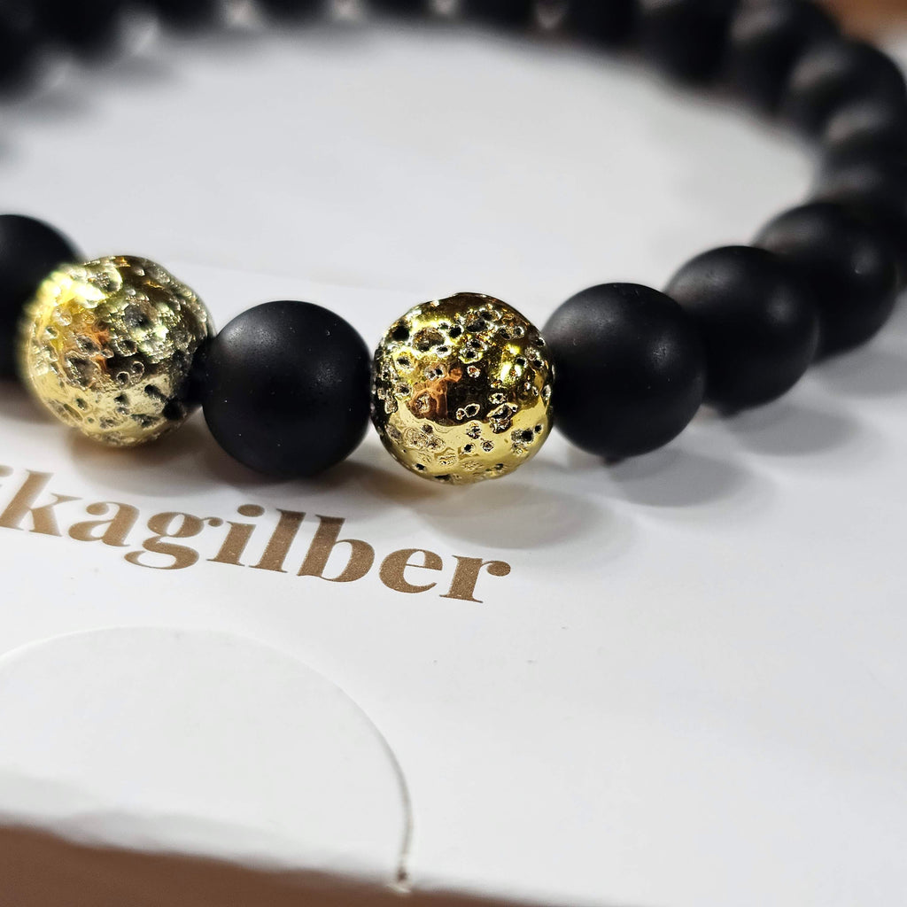 Pulsera Fuerza Dorada