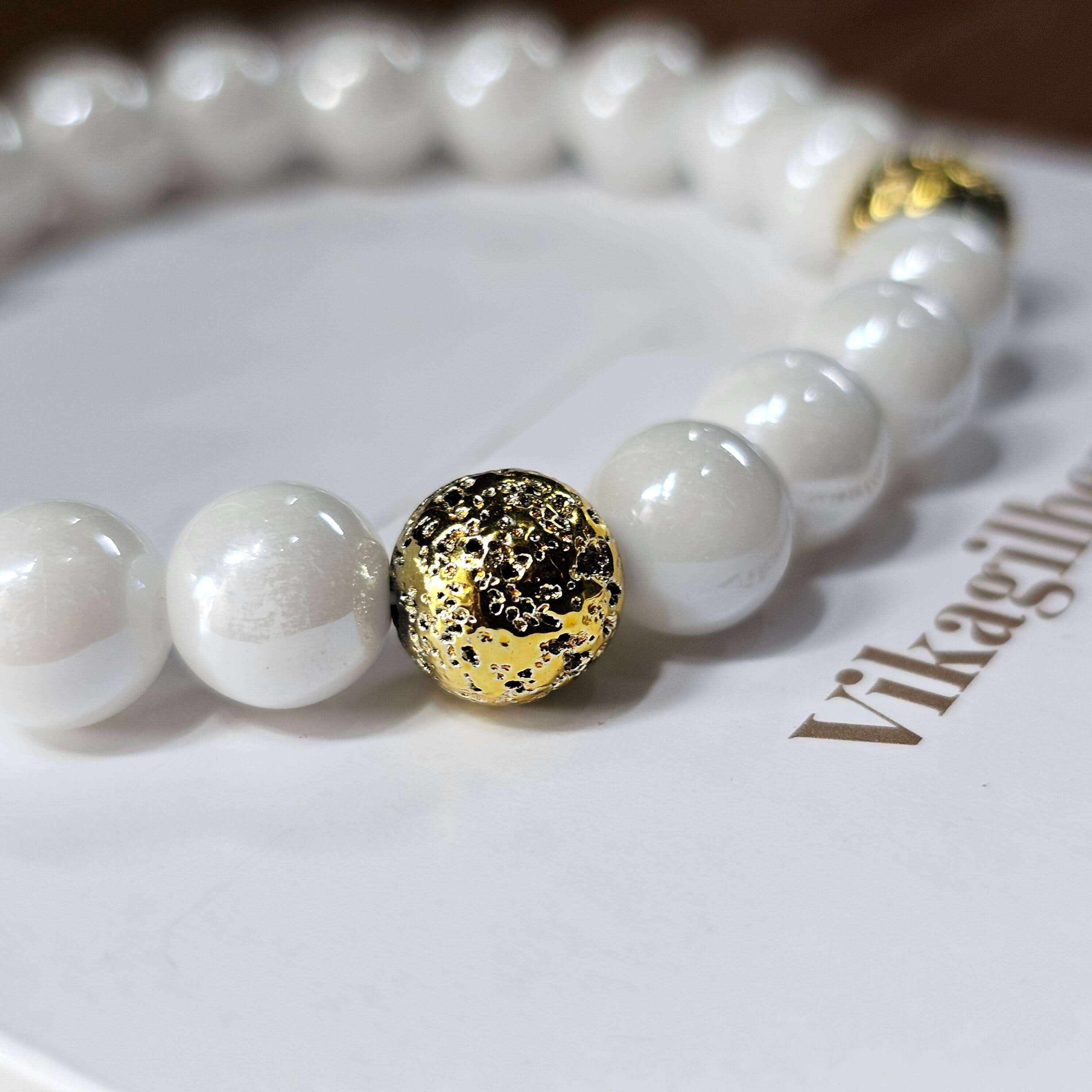 Pulsera Perla Volcánica