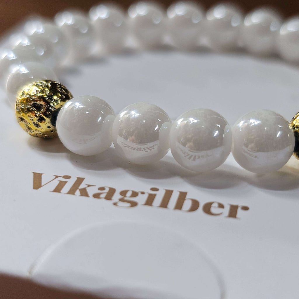 Pulsera Perla Volcánica