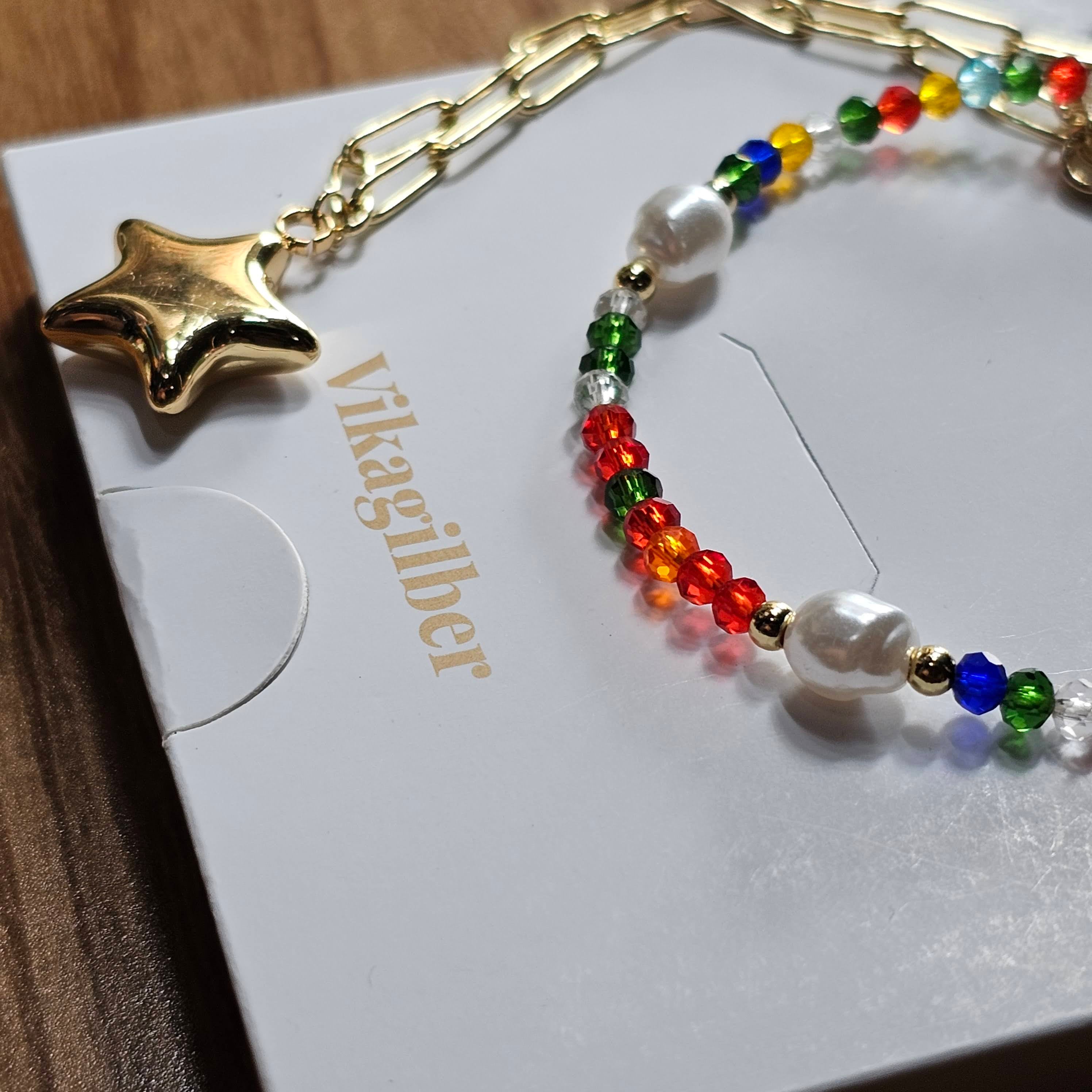 Pulsera Estrella Cristalina