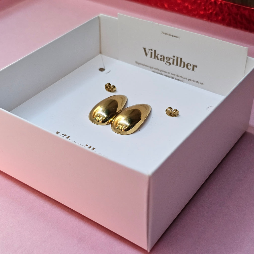 Aretes Gota Dorada