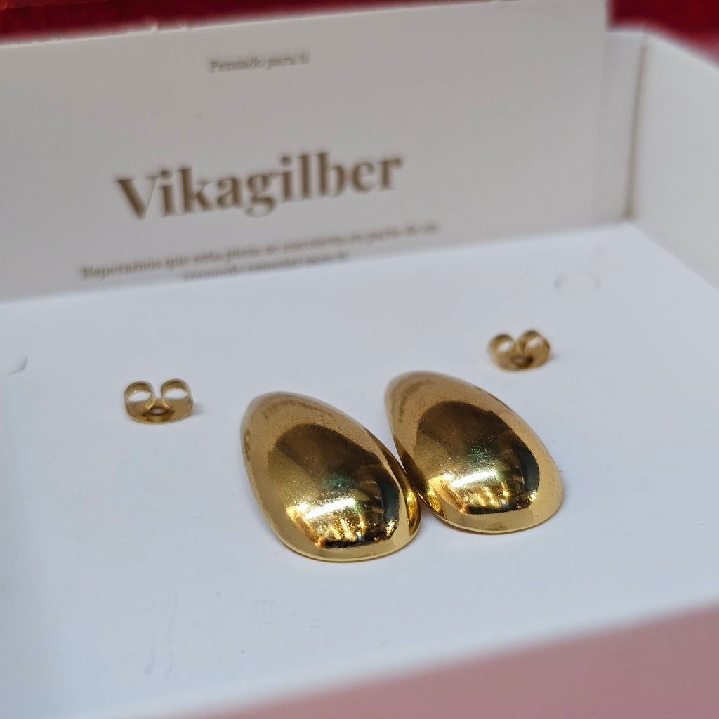 Aretes Gota Dorada
