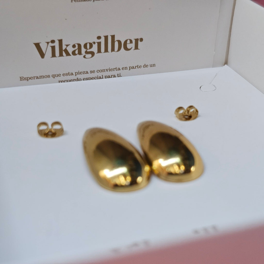 Aretes Gota Dorada