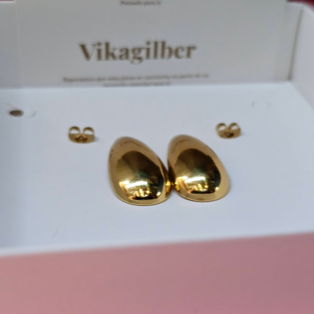 Aretes Gota Dorada